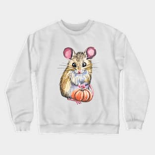 Halloween Pumpkin Mouse Crewneck Sweatshirt